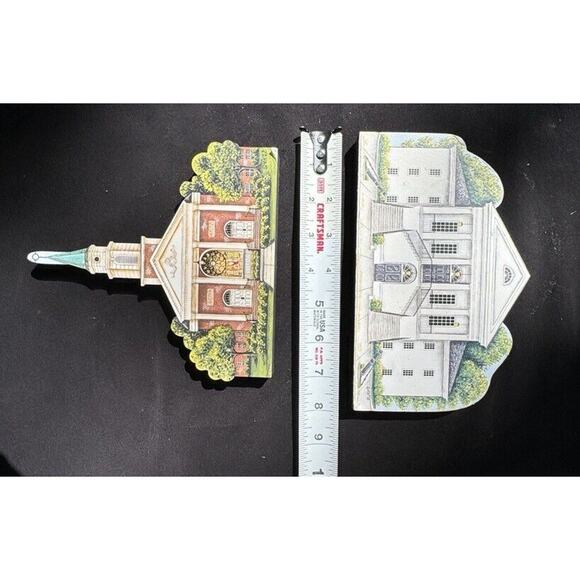 2 Vintage BRANDYWINE Woodcrafts Shelf Sitters Kingstree South Carolina SC -A50 - Picture 4 of 9